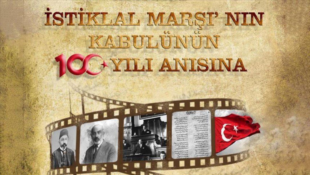 İstiklal Marşı' nın Kabulü ve Mehmet Akif Ersoy'u Anma Günü Yarışma Duyuruları Hakkında