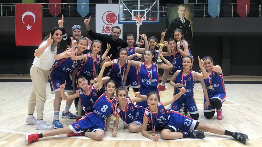 İlçemiz Gazi Ortaokulu Basketbol Takımı İl Birincisi Oldu